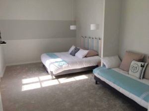 projet revêtement de sol souple chambre d'hôtes