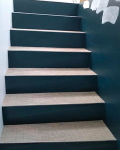 Habillage escalier jonc de mer Millet revêtements de sols