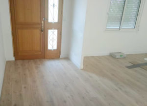 revovation carrelage - pose sol PVC 44