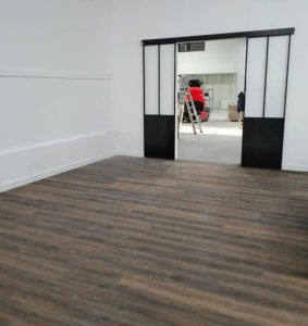 Showroom Solmur St Herblain - pose Sol PVC